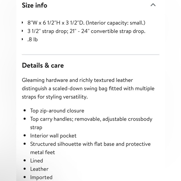 NEW Tory Burch Vibrant Orange mini 2 Way handbag - Picture 7 of 7